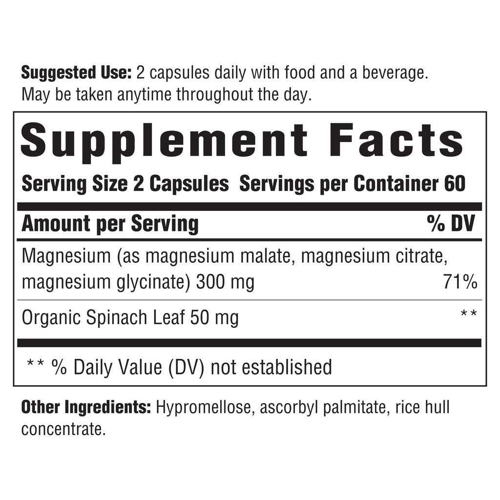Innate Response Magnesium Complex offers 300 mg of magnesium per serving. Trustworthy and available at Curat Cart in India.