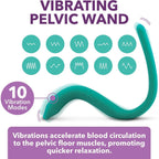 The Intimate Rose Vibrating Pelvic Wand in official packaging, designed for enhanced pelvic floor relaxation and improved blood circulation. Available at Curat Cart.