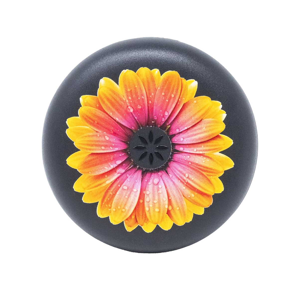 Stylish Invisalign aligner retainer case featuring a vibrant flower design, perfect for safe storage of your aligners.