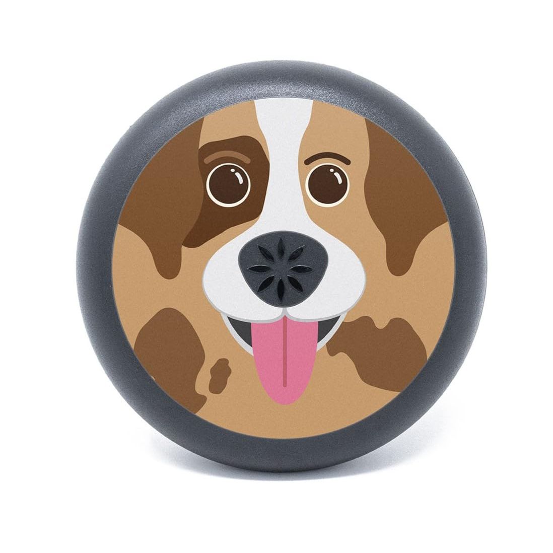 Original Invisalign aligner retainer case featuring a playful dog design, perfect for stylish dental care.