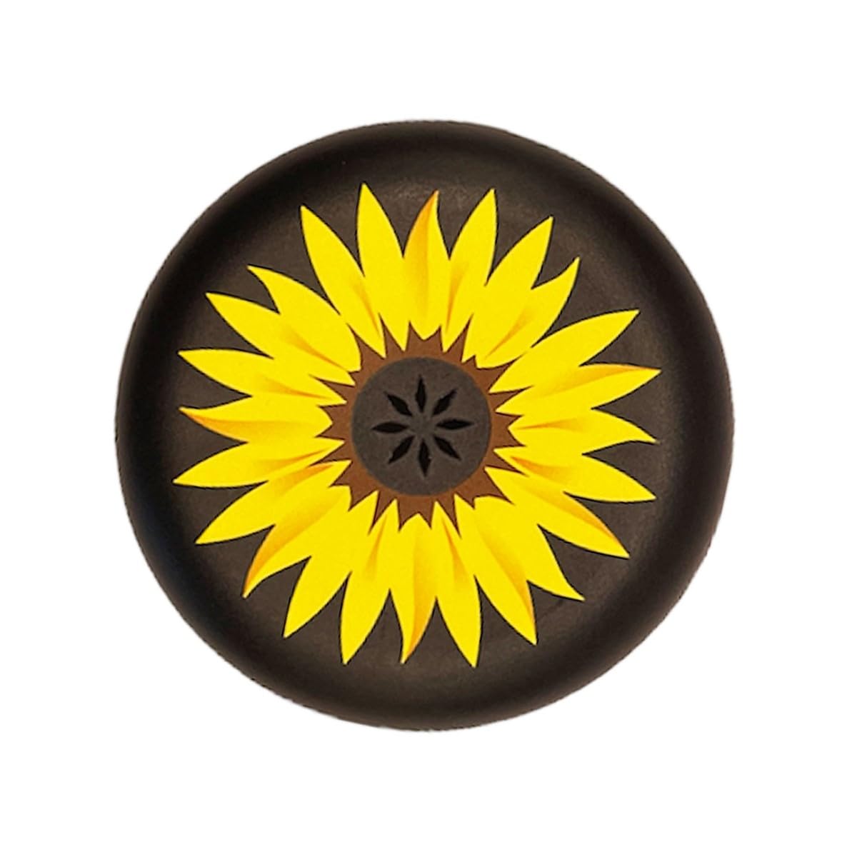 Stylish sunflower-patterned Invisalign retainer case. Order online in India for easy dental care.