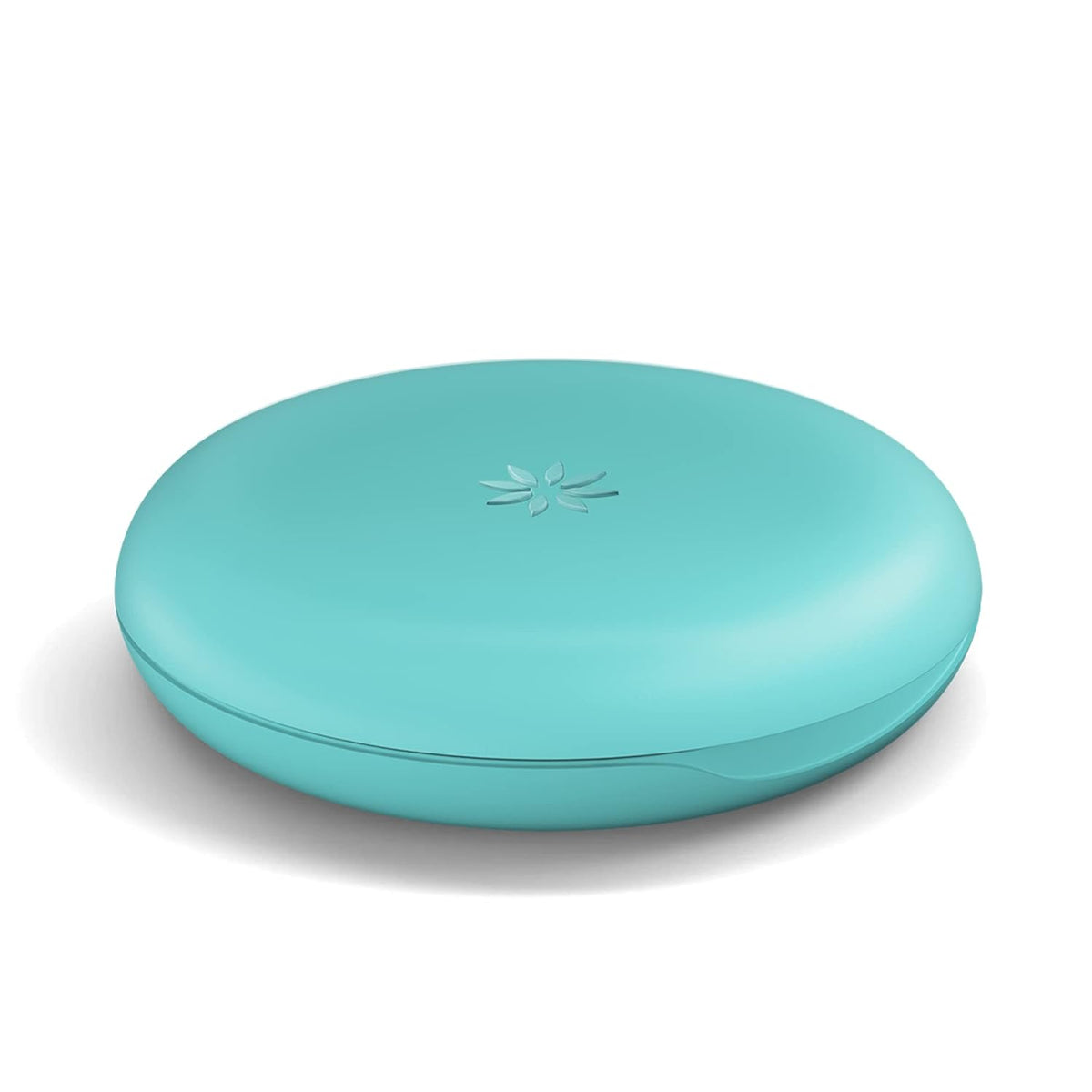 100% Genuine Invisalign Aligner Retainer Case in turquoise, perfect for storing and protecting your aligners.