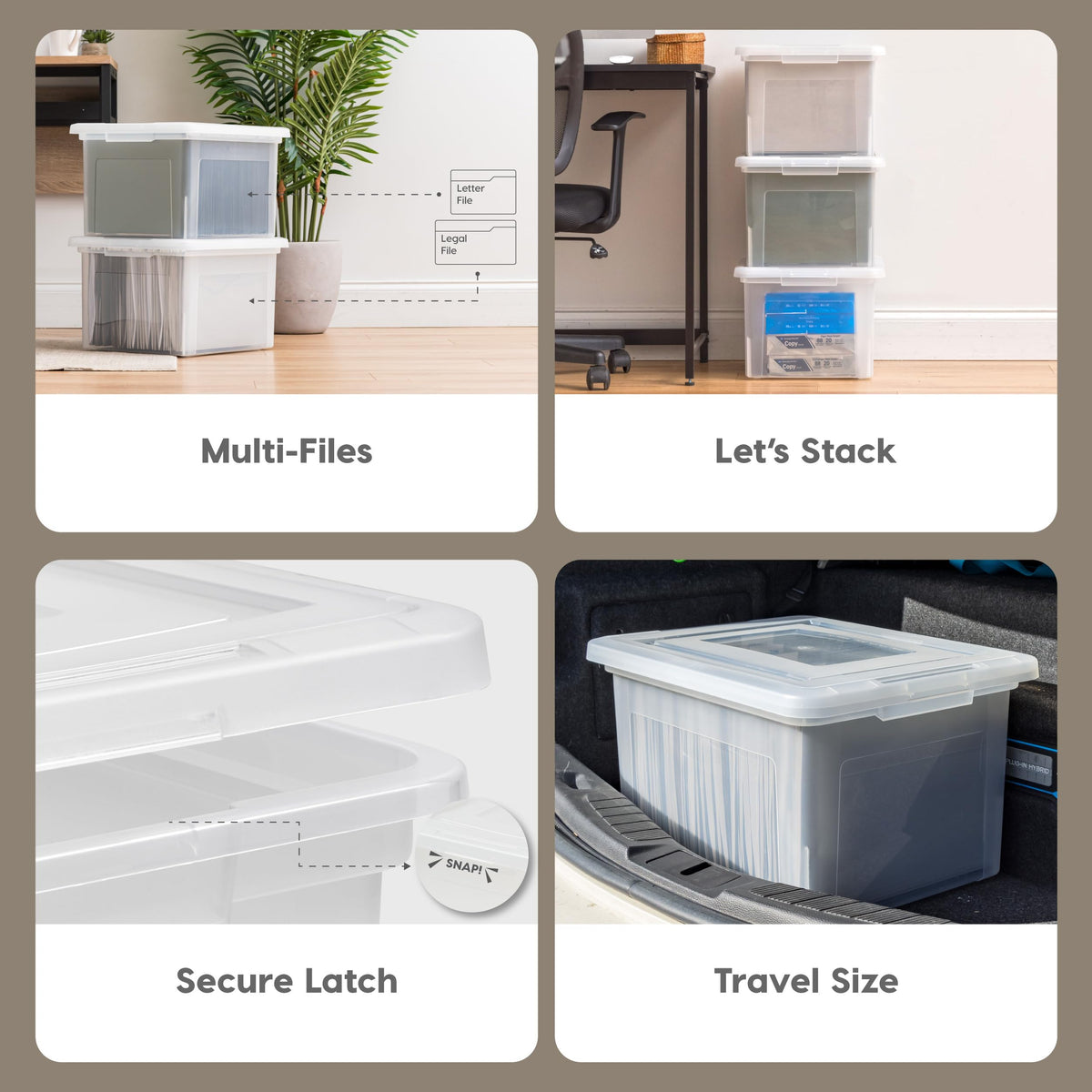 Discover the IRIS USA File Box Storage, specially curated by Curat Cart for efficient organization in your home or office. Perfect for all your file storage needs.