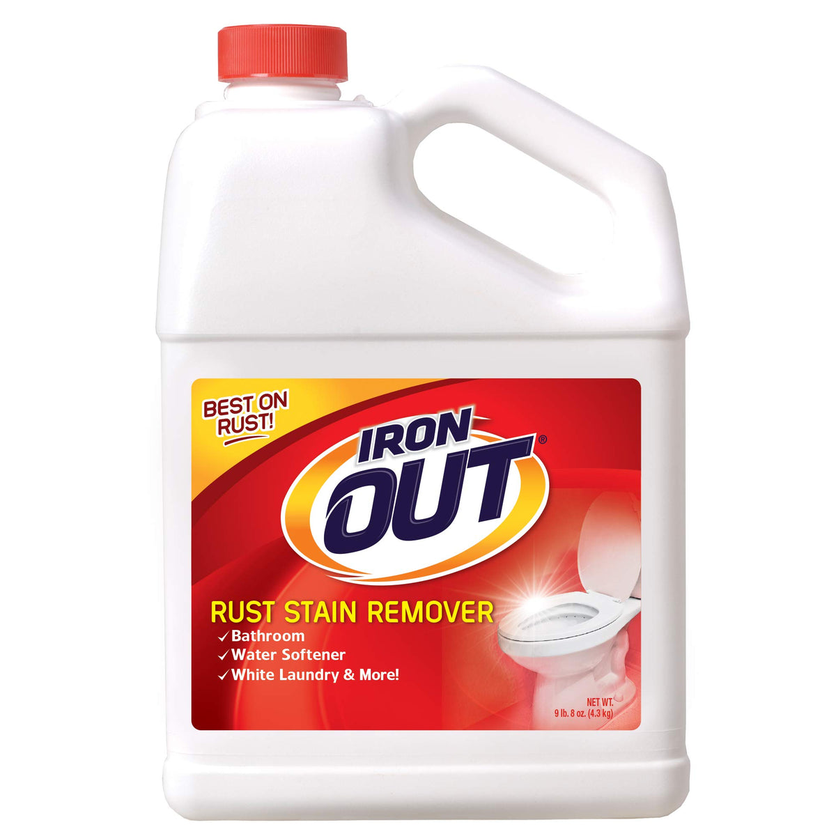 Premium imported Iron OUT Rust Stain Remover, ideal for bathrooms and laundry, available at Curat Cart.