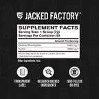 Discover Jacked Factory Creatine Taurine, a premium import with transparent labeling and zero fillers, available at Curat Cart.