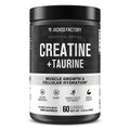 Discover Jacked Factory Creatine Taurine, a premium import for muscle growth and hydration, available at Curat Cart.