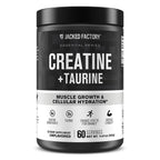 Discover Jacked Factory Creatine Taurine, a premium import for muscle growth and hydration, available at Curat Cart.