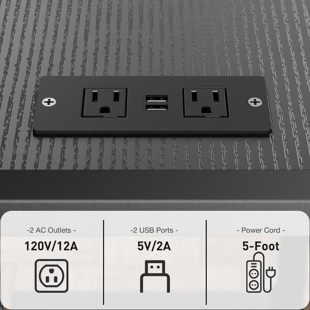 Discover the JANE EYRE Computer Tower Stand with premium imported power outlets and USB ports, available at Curat Cart.