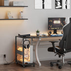 Enhance your workspace with the JANE EYRE Computer Tower Stand, perfect for daily use at Curat Cart. Organize and elevate your setup.