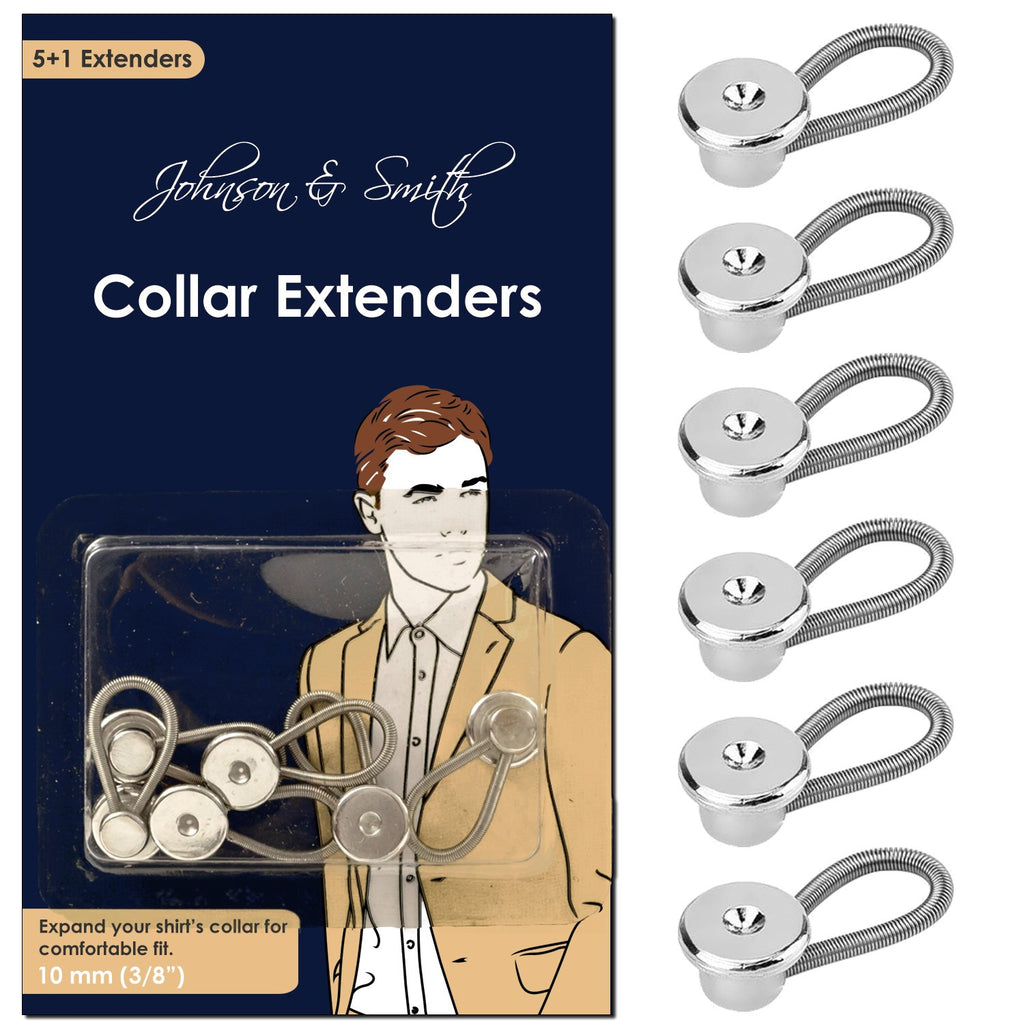 Premium imported collar extenders for dress shirts, enhancing comfort and fit. Available at Curat Cart.