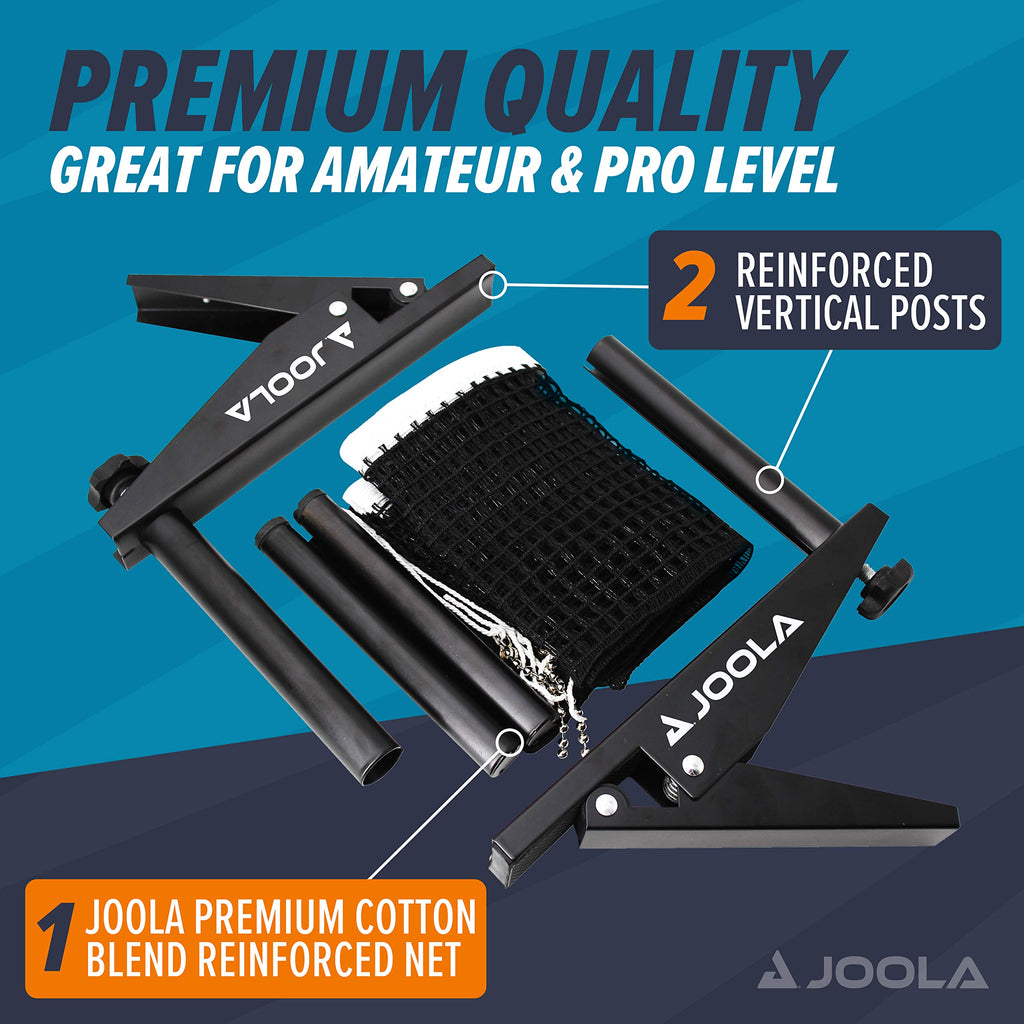 Discover the JOOLA Premium Table Tennis Net Set, specially curated by Curat Cart for amateur and pro players. Elevate your game.