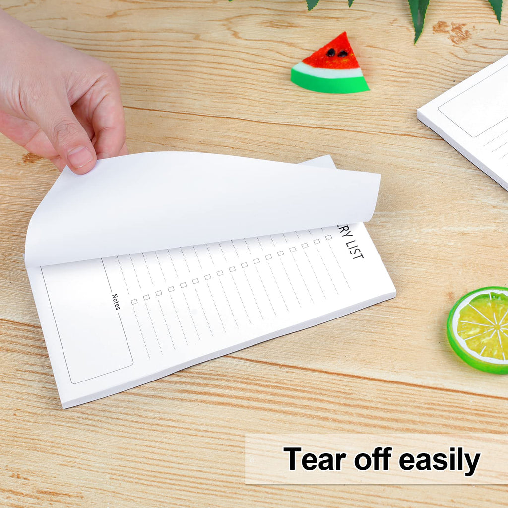 The Joyberg Grocery List Magnet Pad featured in high-quality packaging, designed for easy tear-off. Perfect for organized shopping at Curat Cart.