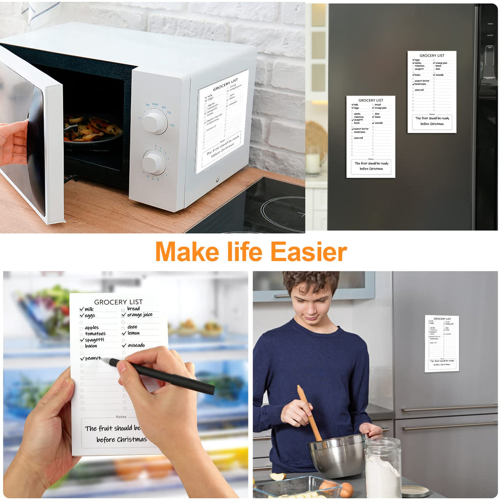 Joyberg Grocery List Magnet Pad enhances organization with a premium import design, perfect for busy kitchens. Available at Curat Cart.