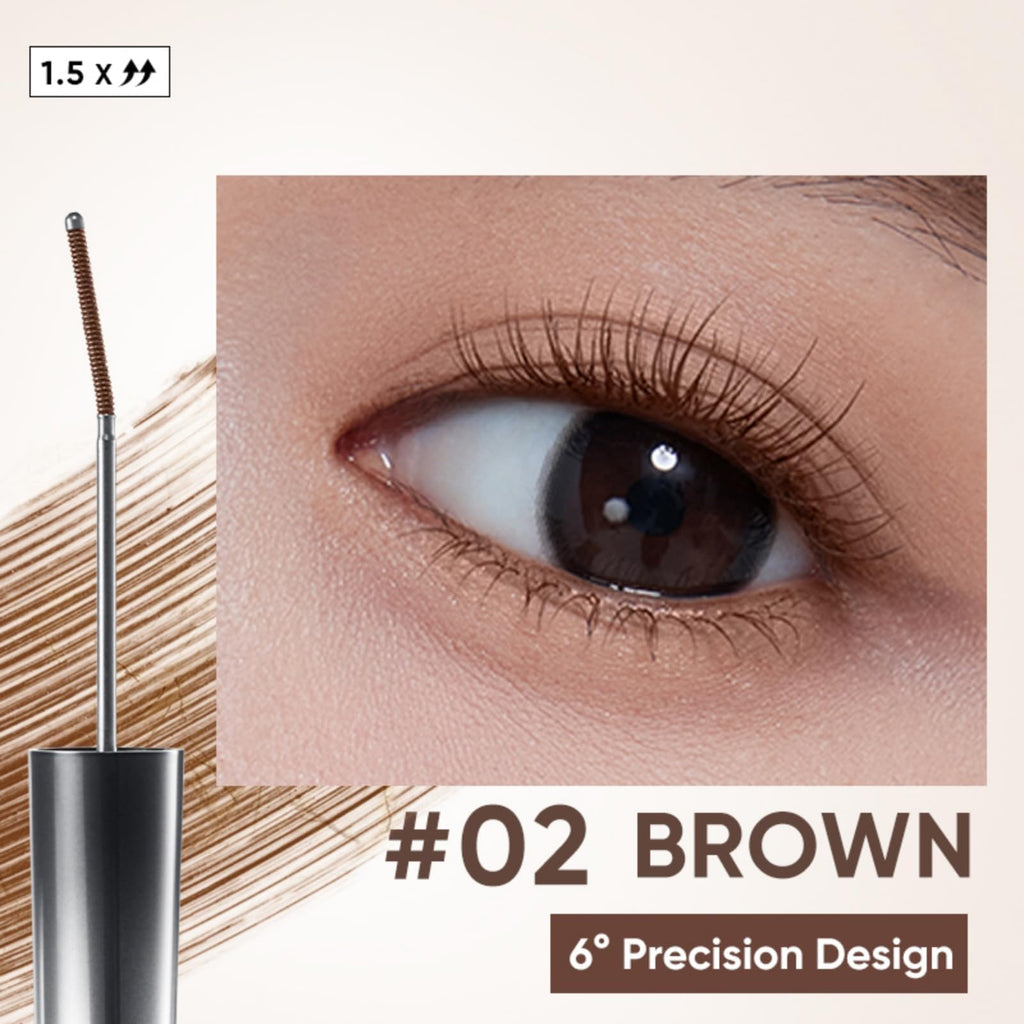 Discover JUDYDOLL Waterproof Mascara-3D Curling T in #02 Brown. Available online for a flawless look. Order now!