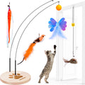 Engaging JXFUKAL Interactive Cat Toy features premium imported play accessories, ideal for keeping cats active. Available at Curat Cart.