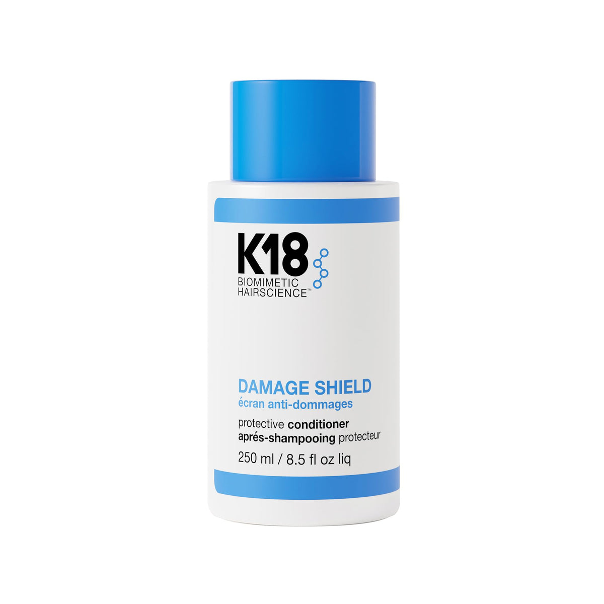 Discover K18 Damage Shield Conditioner, a 100% genuine protective formula for healthier, resilient hair. Experience the difference.