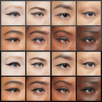 Showcasing Kaely 2Pcs Gel Eyeliner Pencil on various skin tones, highlighting versatility and authenticity. 100% Genuine.
