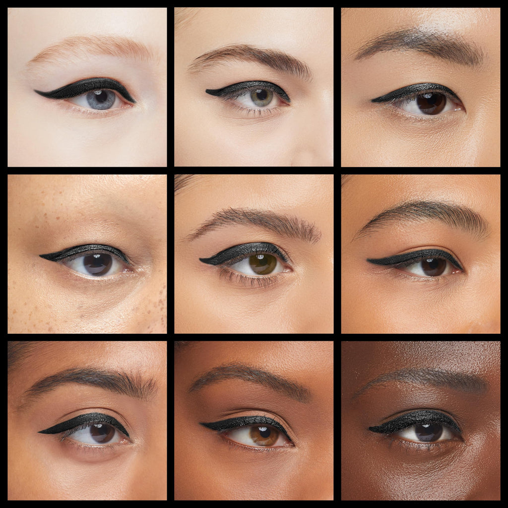 Showcasing Kaely 2Pcs Gel Eyeliner Pencil on various eye styles. Trusted by CuratCart for quality beauty products.