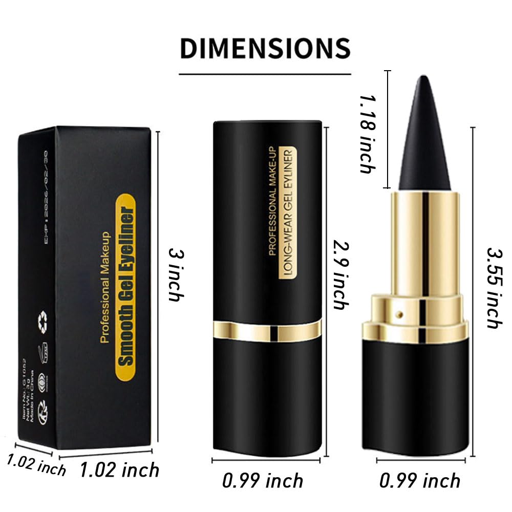 Discover Kaely 2Pcs Gel Eyeliner Pencil, perfect for stunning looks. Available in India, order online today!