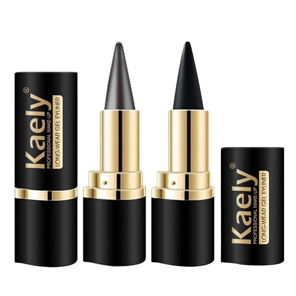 Discover Kaely 2Pcs Gel Eyeliner Pencil for a long-lasting, natural look. Premium imported quality for effortless application.