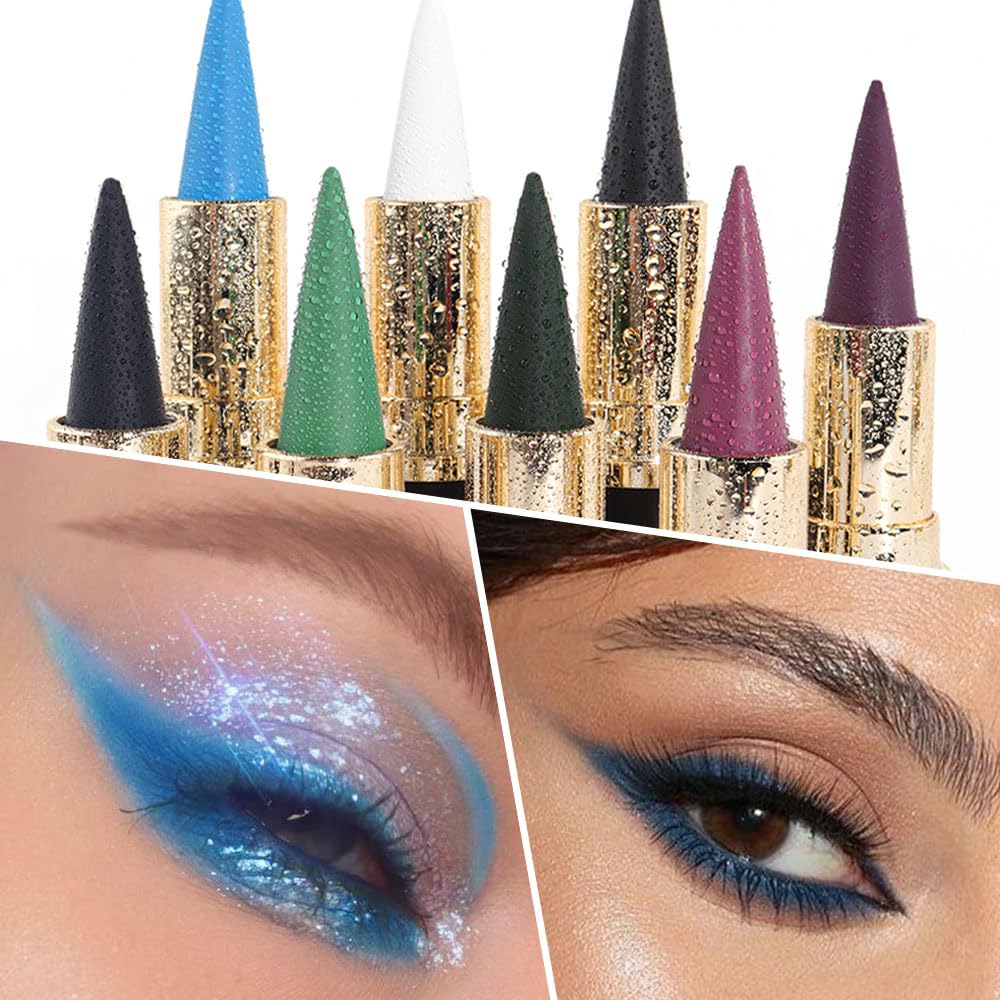 Explore the Kaely 2Pcs Gel Eyeliner Pencil set, featuring vibrant colors for stunning eye makeup. Verified by CuratCart.