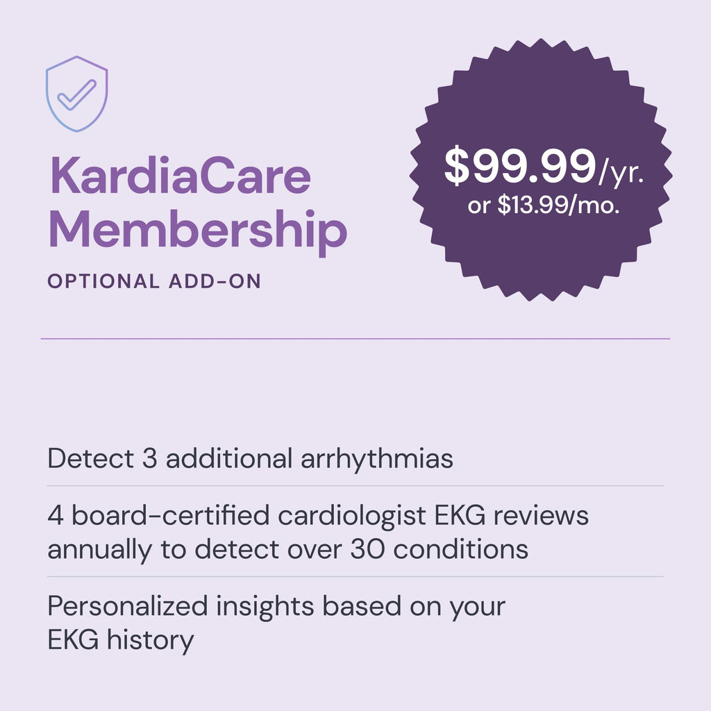 Discover KardiaMobile EKG's exclusive KardiaCare membership, available at Curat Cart for personalized health insights. Enhance your wellness journey.