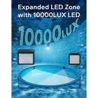 Illuminate your pool with KARTOOSH Solar Pool Lights, 100% authentic and available in India at Curat Cart for broader illumination.