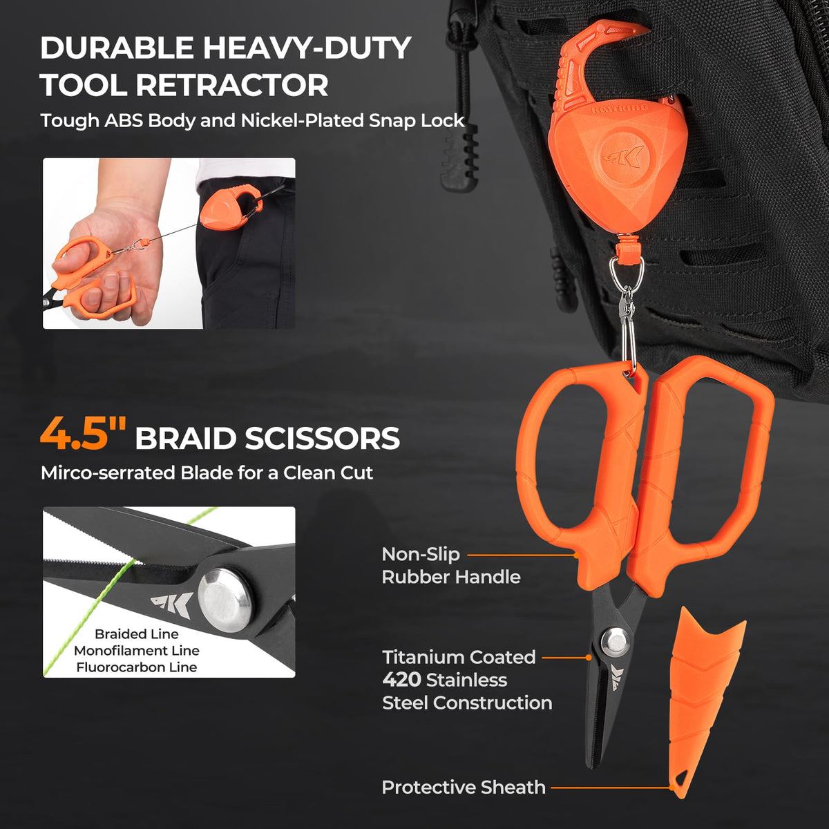Discover the exclusive KastKing SteelStream Fishing Tool Kit, featuring durable tools for effortless fishing. Specially curated by Curat Cart.
