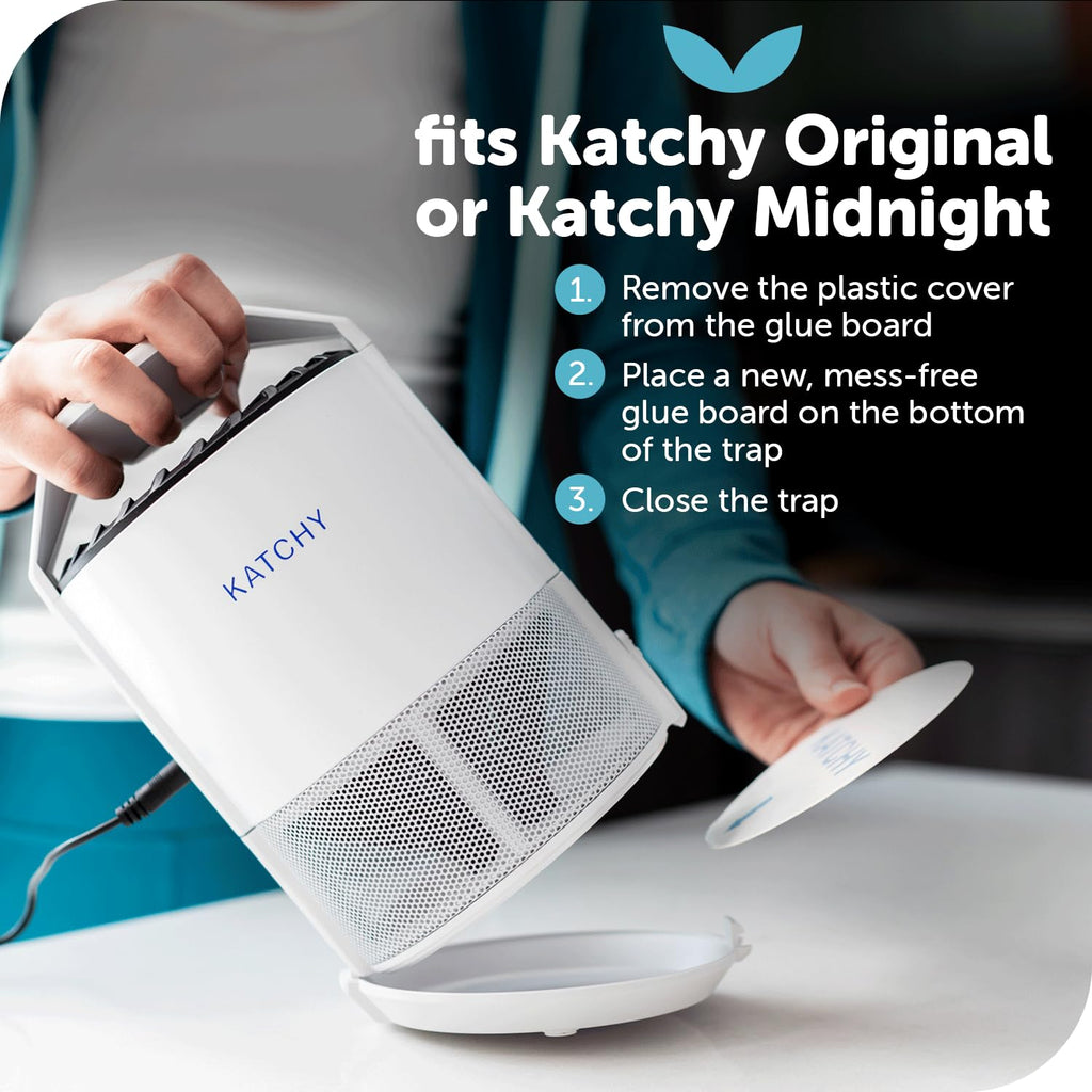Upgrade your Katchy Original or Midnight with exclusive glue board refills, specially curated by Curat Cart for mess-free pest control.