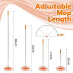 Discover the Keyloland Wall Mop, a premium imported cleaning tool with adjustable length, available at Curat Cart for effortless cleaning.