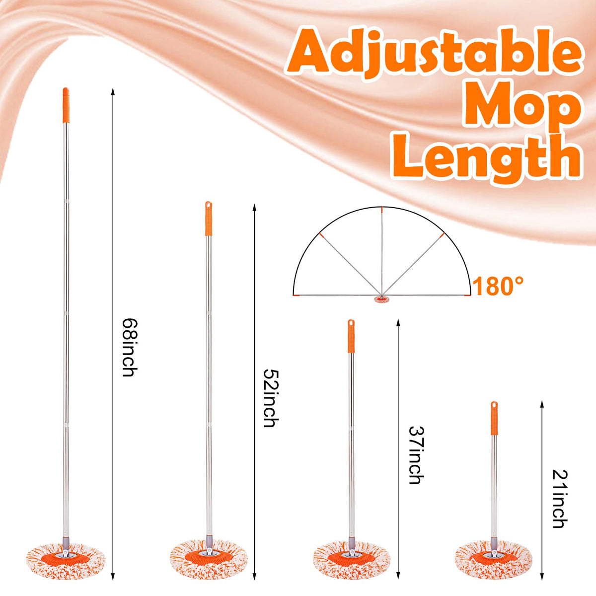 Discover the Keyloland Wall Mop, a premium imported cleaning tool with adjustable length, available at Curat Cart for effortless cleaning.