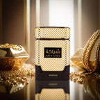 Khadlaj Shiyaaka Snow – Citrusy, Woody fragrance in an elegant gold bottle, verified by CuratCart for authenticity.