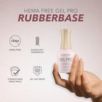 Discover KIARA SKY's HEMA-free Rubber Base Gel, available for online order. Strengthens nails and lasts over 28 days!
