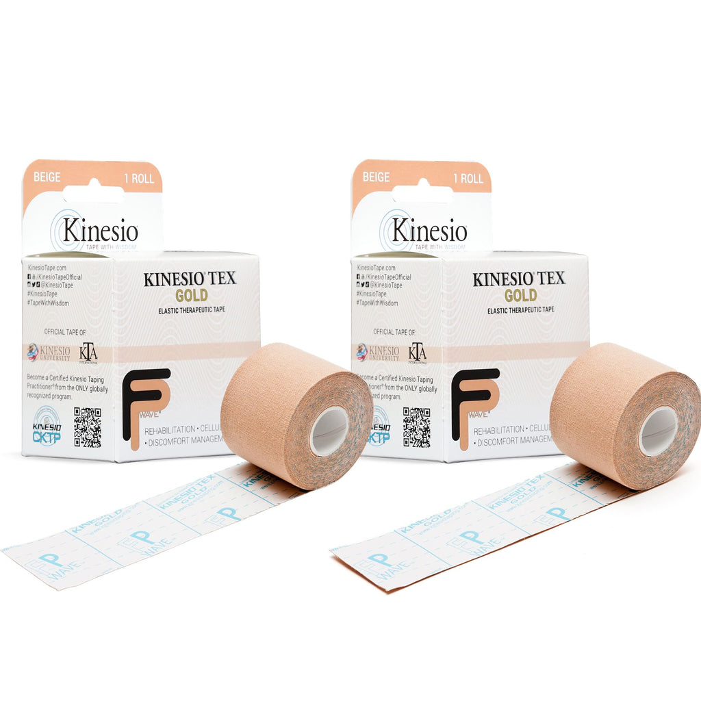 Kinesio Taping Elastic Therapeutic Tape in beige, premium import at Curat Cart, ideal for effective muscle support and recovery.