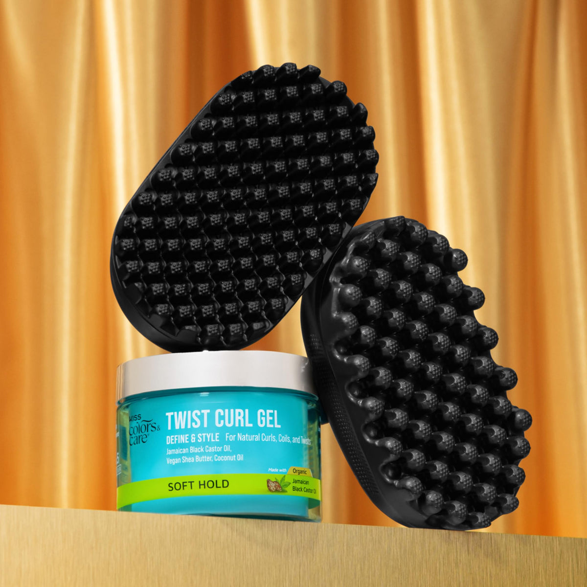 KISS Twist King Tool with curl gel in official packaging, perfect for natural curls and waves. Available at Curat Cart.
