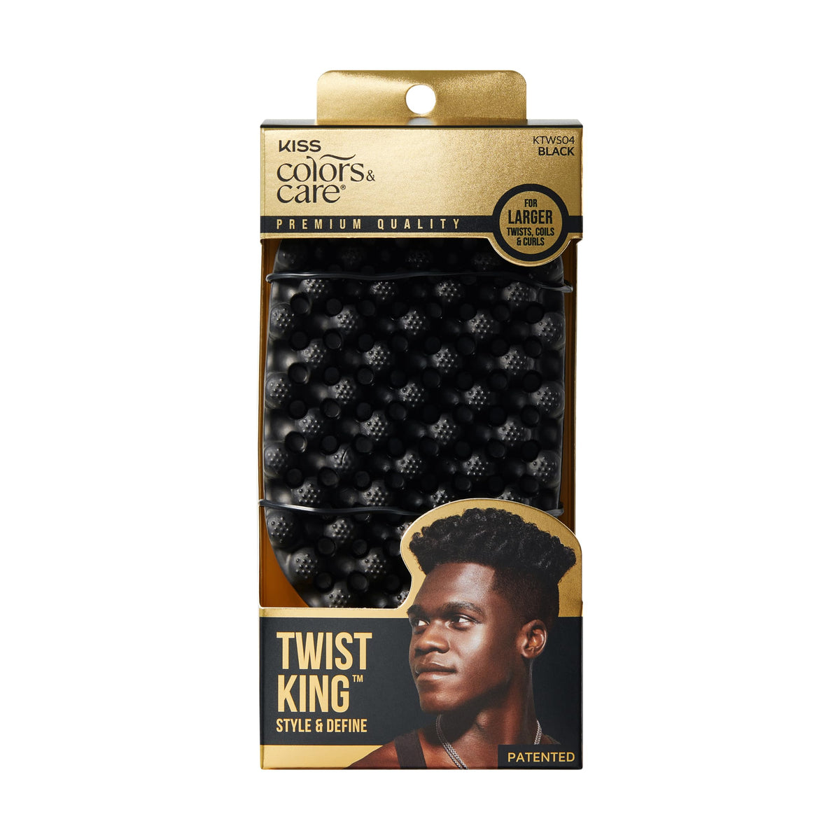 Discover the KISS Twist King Tool, a premium imported styling essential for defining larger curls and waves, available at Curat Cart.
