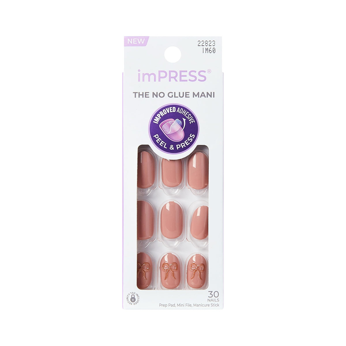 Kiss Impress Press On Nails in premium imported packaging, featuring a no-glue mani solution. Available at Curat Cart.