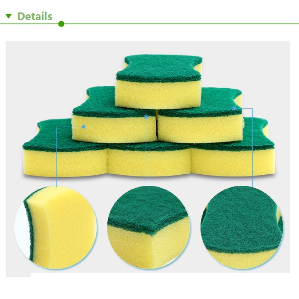 Eco Non-scratch Kitchen Cleaning Sponge, 100% Authentic and available in India at Curat Cart, perfect for effective cleaning.
