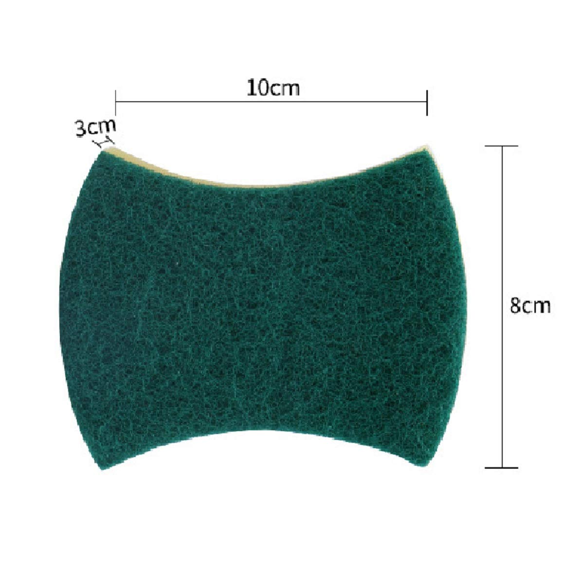 High-quality Eco Non-scratch Kitchen Cleaning Sponge with durable material, available at Curat Cart for effective cleaning.