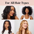 Versatile Kitsch Bobby Pins designed for blonde hair, showcased by women with various hairstyles and textures.