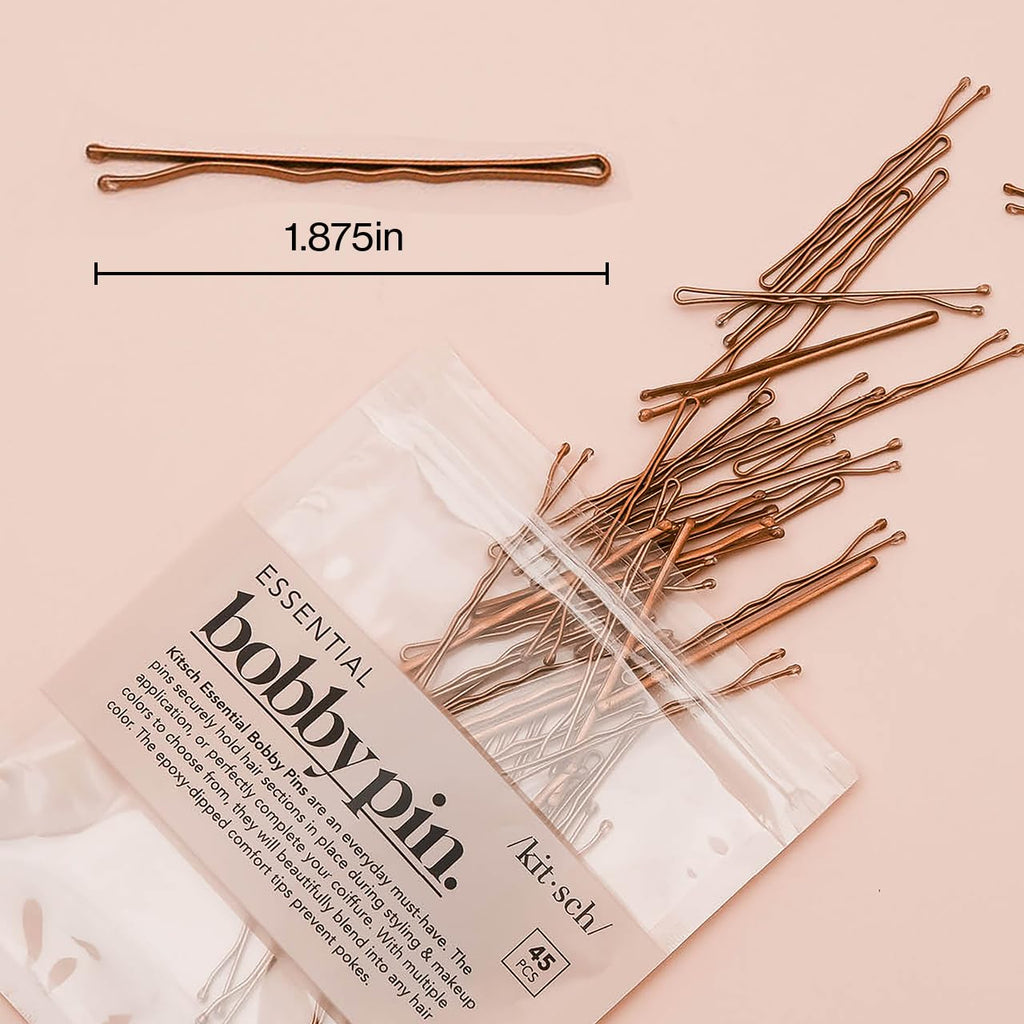 Premium imported Kitsch bobby pins for blonde hair. Stylish finish with ideal hold, perfect for everyday use.