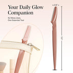 Kitsch Dermaplane Razor for Women - Application & Usage Demonstration | buy online in India with doorstep delivery at Curat C