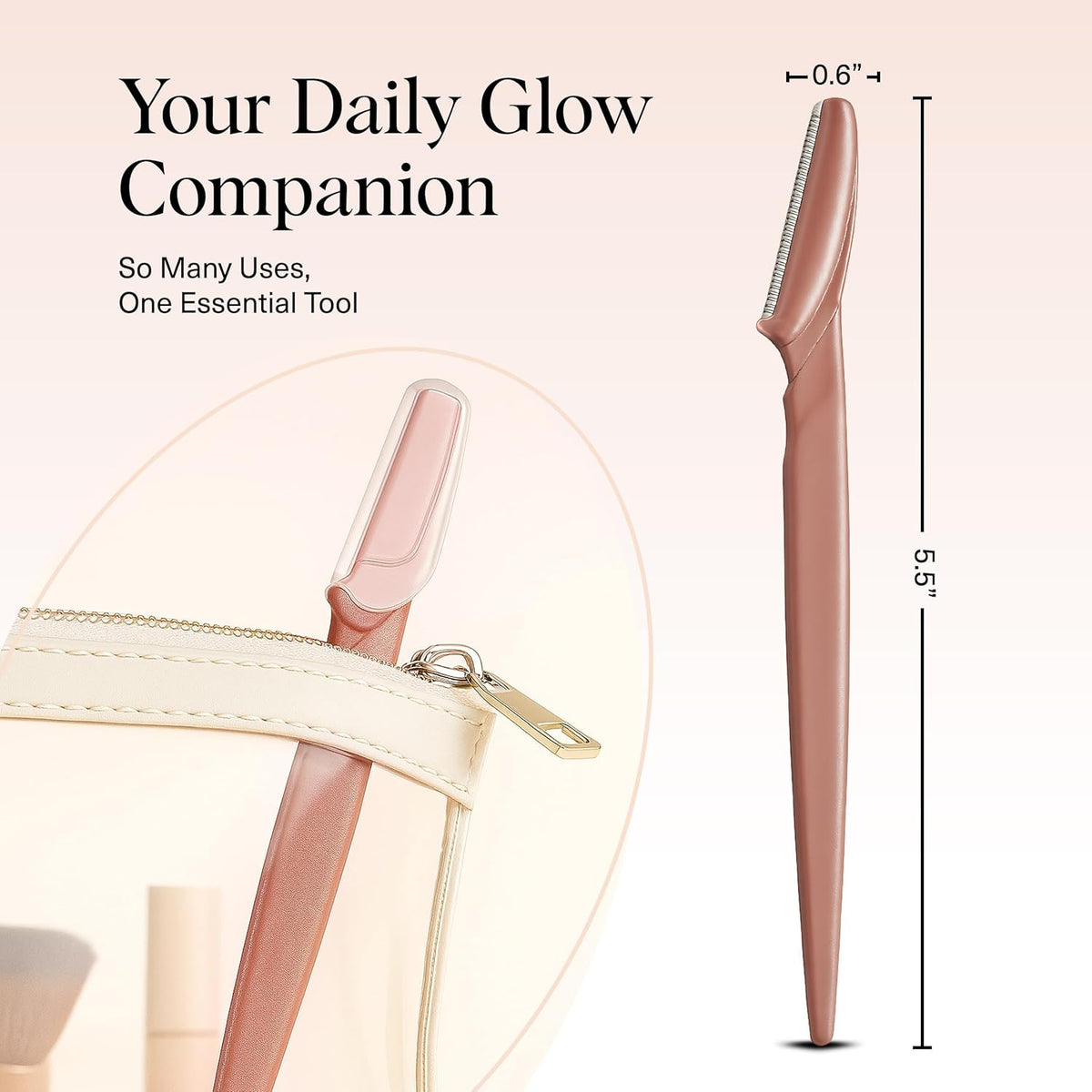 Kitsch Dermaplane Razor for Women - Application & Usage Demonstration | buy online in India with doorstep delivery at Curat C