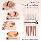 Kitsch Dermaplane Razor for Women - Front Packaging & Bottle View | buy 100% authentic product online in India via Curat Cart