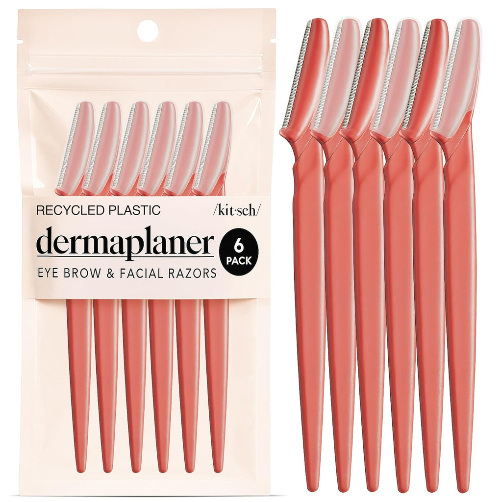 Kitsch Dermaplane Razor for Women - Side Profile & Box Packaging | genuine imported stock available in India at Curat Cart