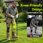 Knee-Friendly Manual Lawn Aerator offers comfort and ease, specially curated by Curat Cart for effortless lawn care in India.
