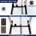 Elevate your shooting practice with the KNINE OUTDOORS Shooting Target Stand, specially curated by Curat Cart for precision training.