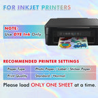Premium imported Koala Holographic Sticker Paper instructions for inkjet printers, available at Curat Cart. Perfect for vivid designs.