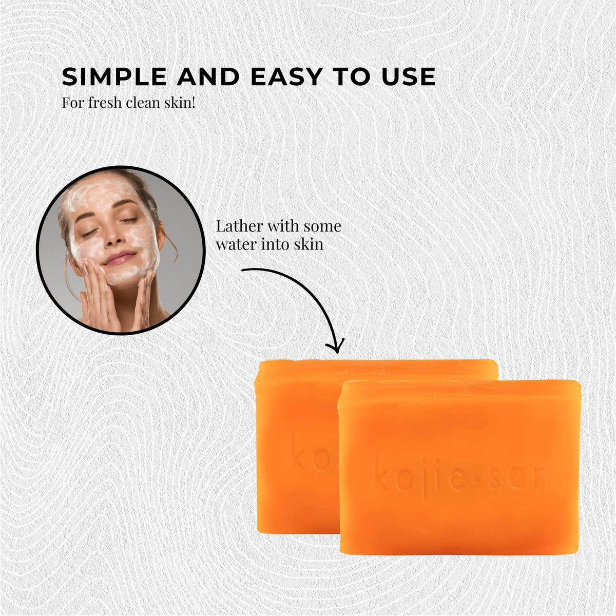 Kojie San Skin Lightening Soap in original packaging, designed for easy skincare application and fresh, clean skin.