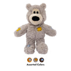 KONG Wild Knots Bear Plush Toy in assorted colors, 100% Authentic and available at Curat Cart in India.